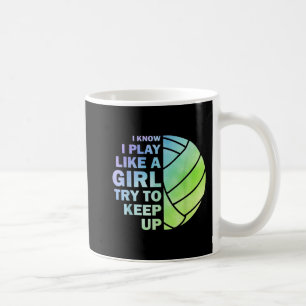 Cool Volleyball For Women Girls Youth Volleyball T Coffee Mug