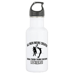cool volleyball player design 532 ml water bottle