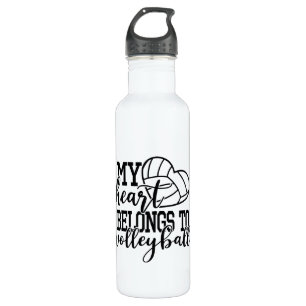 cool volleyball sports lovers word art 710 ml water bottle