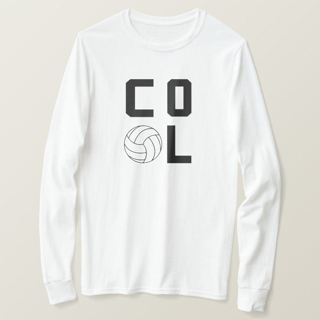 Cool Volleyball T-Shirt (Design Front)