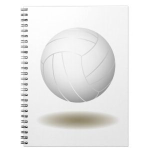 Cool Volleyball (White) Notebook