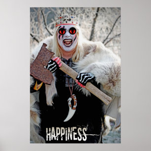 Cool Warrior Woman Poster, Happiness! Poster