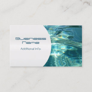 Cool Water Background Business Card 5