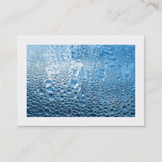 Cool Water II (bordered) Business Card (Front)