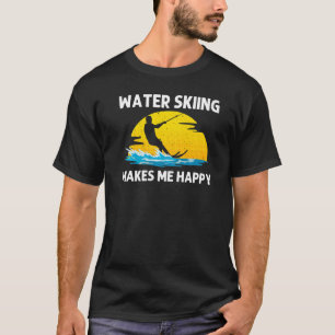 Cool Water Skiing For Men Women Ski Sports Skiers  T-Shirt