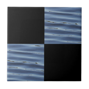 Cool Water Squares Square Paper Coaster