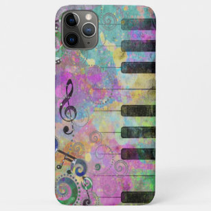 Cool Watercolors Splatters Colourful Piano Case-Mate iPhone Case