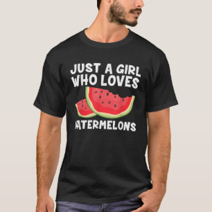Cool Watermelon Art For Women Girls Juicy Melon Fr T-Shirt