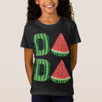 Cool Watermelon Dada Funny Dad Family Vacation Sum
