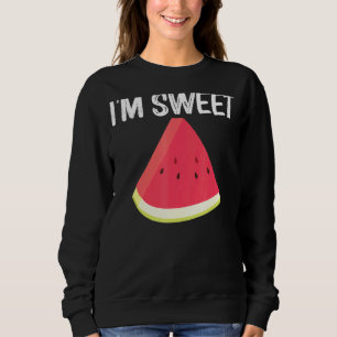 Cool Watermelon For Men Women Red Melon Fruit Beve Sweatshirt
