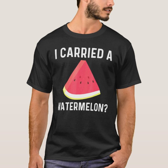 Cool Watermelon For Men Women Red Melon Fruit Beve T-Shirt (Front)