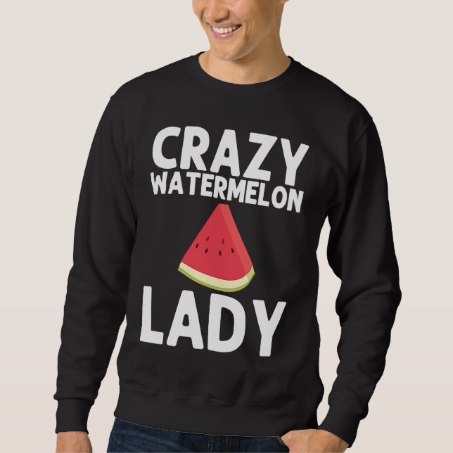 Cool Watermelon  For Women Mom Red Melon Fruit Bev Sweatshirt (Front)
