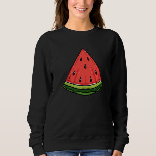 Cool Watermelon Fruit Graphic For Watermelon Fruit Sweatshirt