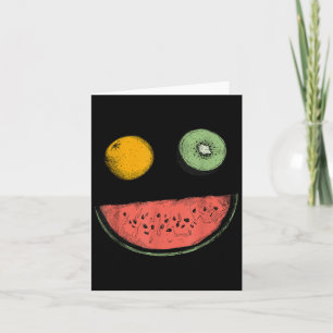 Cool Watermelon Lemon Kiwi Veggie Plant Diet World Card