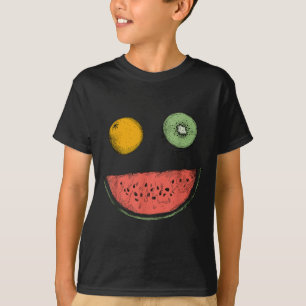 Cool Watermelon Lemon Kiwi Veggie Plant Diet World T-Shirt