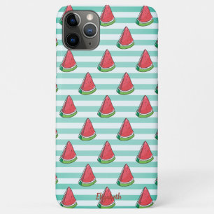 Cool Watermelon Stripes  - Personalised Case-Mate iPhone Case