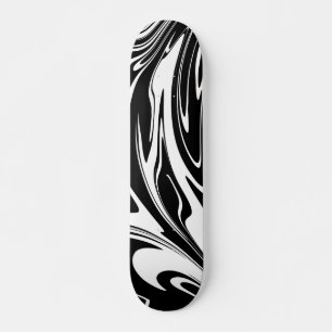 Cool Wave Black White Skateboard