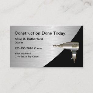 Cool Welding Construction Business Card