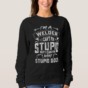 Cool Welding For Men Women Welder Iron Worker Pipe Sweatshirt