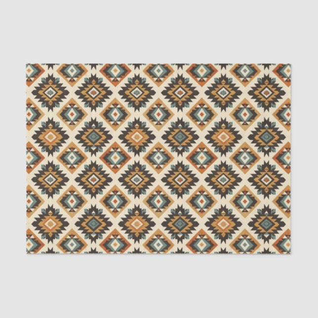 Cool Western lovers pattern decoupage  Tissue Paper (Front)