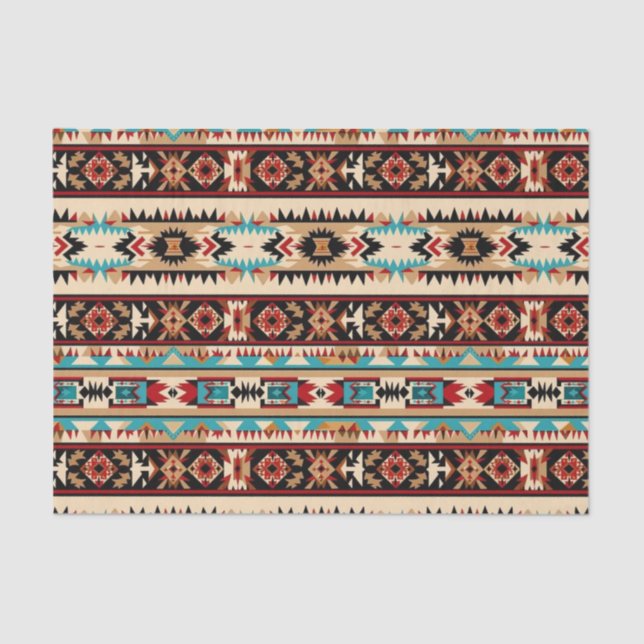 Cool Western lovers pattern decoupage  Tissue Paper (Front)