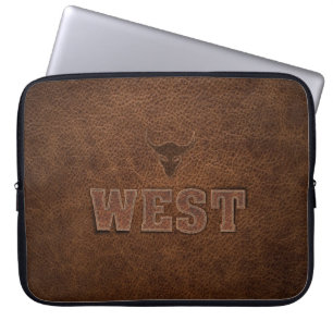 Cool Western Text - Customise It Laptop Sleeve