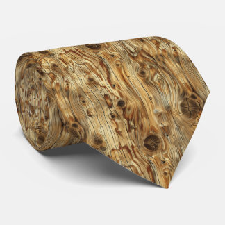 Cool Western wood tiled pattern Tie