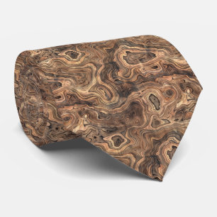 Cool Western wood tiled pattern Tie