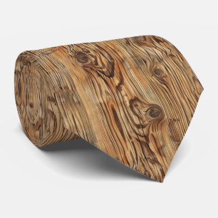 Cool Western wood tiled pattern Tie