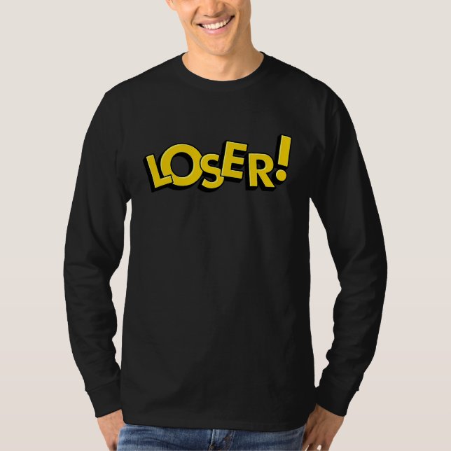 Cool What a Loser Outfit Illustration Fashion Grap T-Shirt (Front)
