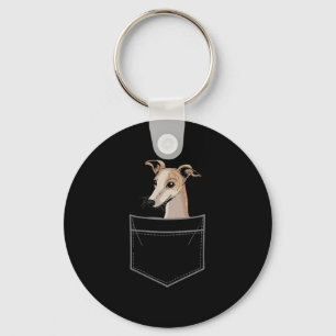 Cool Whippet Design For Men Women Pet Dog Whippet  Key Ring