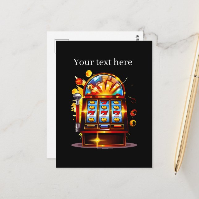 Cool whisky lovers customisable  postcard (Front/Back In Situ)