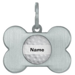 Cool White Golf Ball Texture, Golfer Pet Name Tag