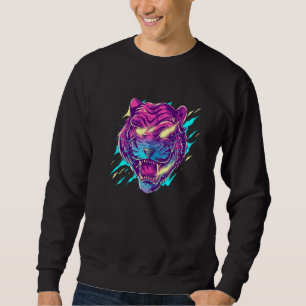 Cool Wild Demon Tiger Novelty Graphic Tees & Cool 