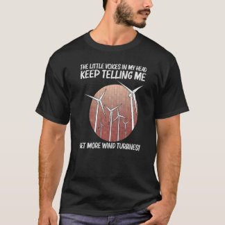 Cool Wind Power For Men Women Wind Turbine Renewab T-Shirt