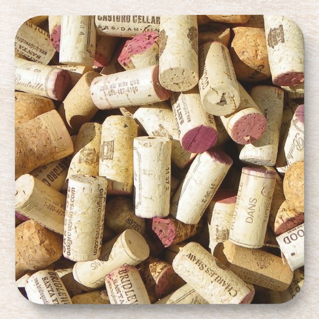 Cool Wine Cork Coaster Set! (Front)