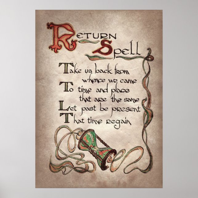 cool witch spell party Poster  (Front)