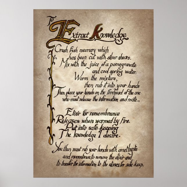 cool witch spell party Poster  (Front)