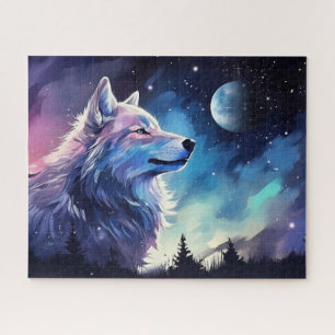 Cool wolf animal lovers  jigsaw puzzle