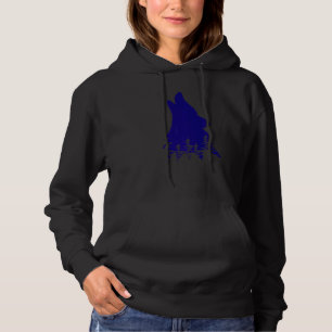 Cool Wolf Silhouette Forest Wildlife Wild Howling Hoodie
