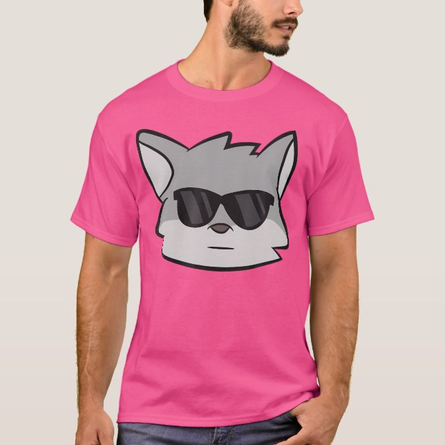 Cool Wolf With Sunglasses Wolf Love Wolves T-Shirt (Front)