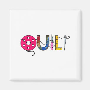 Cool Womens Quilt Quilting Sewing Hobby Crafter Gi Magnet
