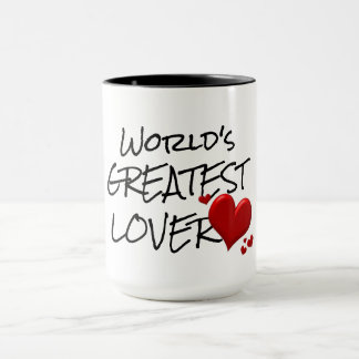 cool world's greatest lover cute funny coffee mug