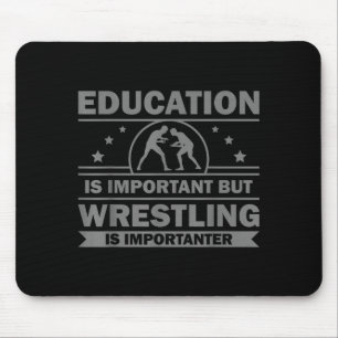 Cool Wrestling Design For Men Women Kids Wrestler Mouse Pad