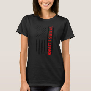 Cool Wrestling USA For Men Women Wrestling Coach T-Shirt