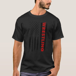 Cool Wrestling USA For Men Women Wrestling Coach T-Shirt