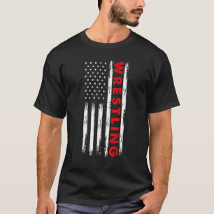 Cool Wrestling USA For Men Women Wrestling Coach T-Shirt