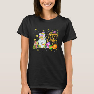 Cool X001d Bunny Gnome Rabbit Eggs Hunting Happy E T-Shirt