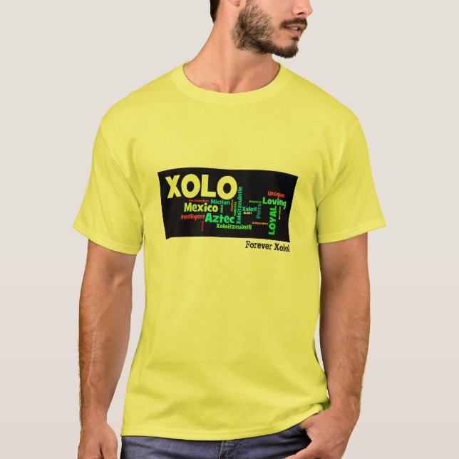 Cool Xolo Wordcloud Tee! T-Shirt (Front)