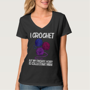 Cool Yarn For Men Women Crocheter Knit Knitting Cr T-Shirt